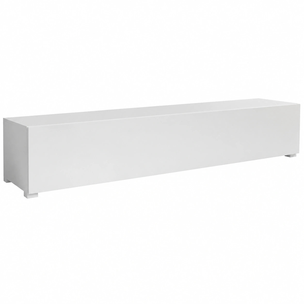 Mueble de TV Moderno con Patas Aitana M2 en Blanco 180x32x40 cm