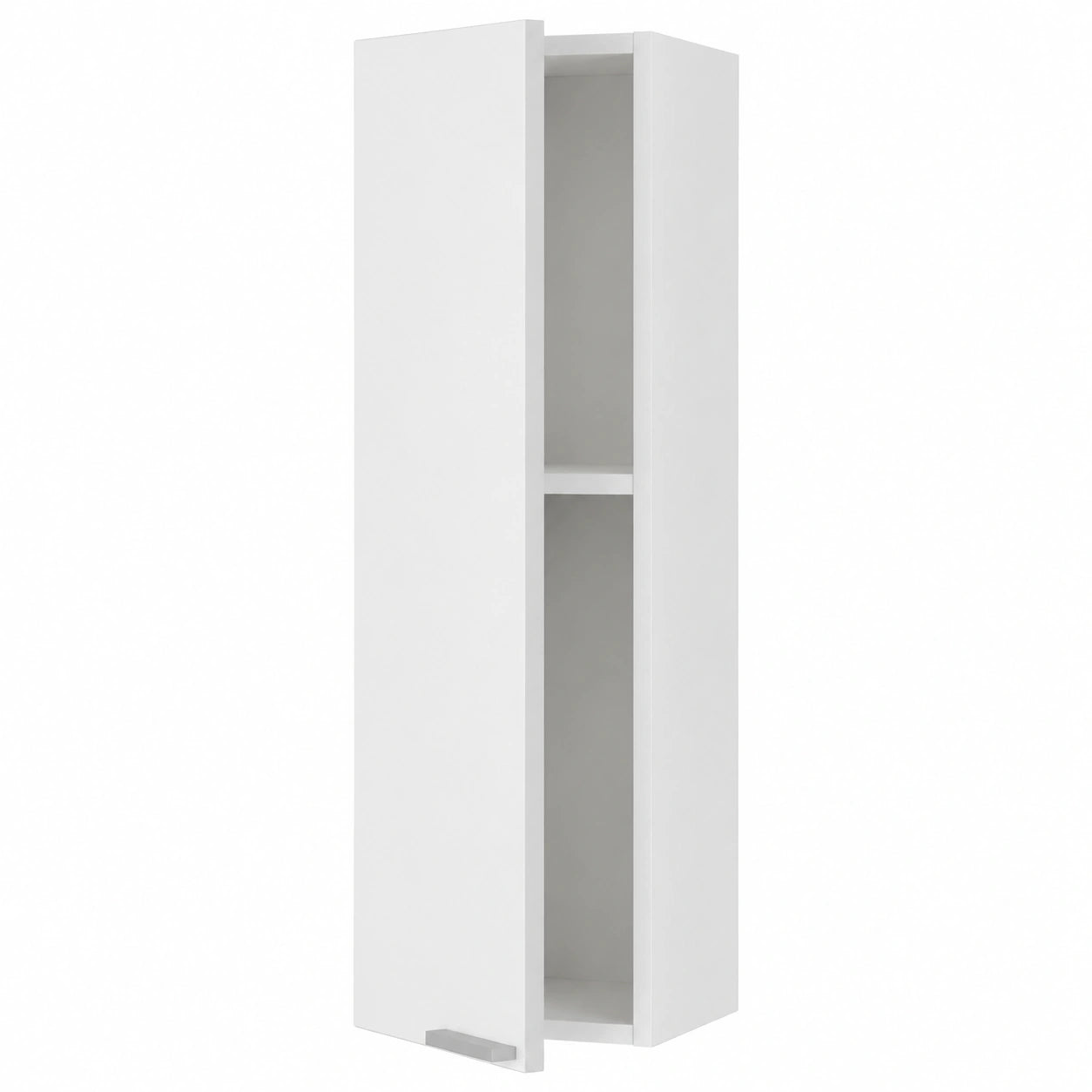 Mueble de Baño Alto Koncept con Puerta y Acabado en Roble o Blanco Brillante 85x30x25 cm