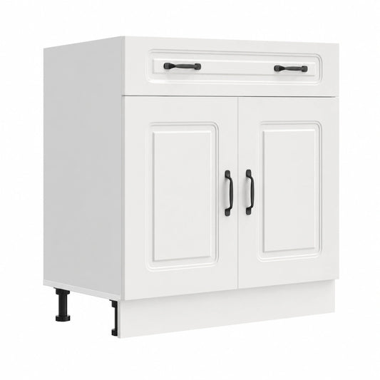 Armario de Cocina Kalmar Blanco de Madera Reconstituida