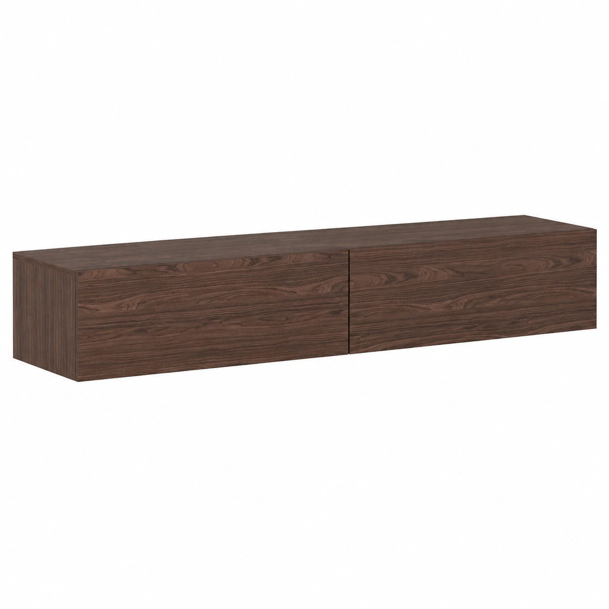 Selsey Mueble de TV Flotante 200 cm Nogal para Salón o Dormitorio