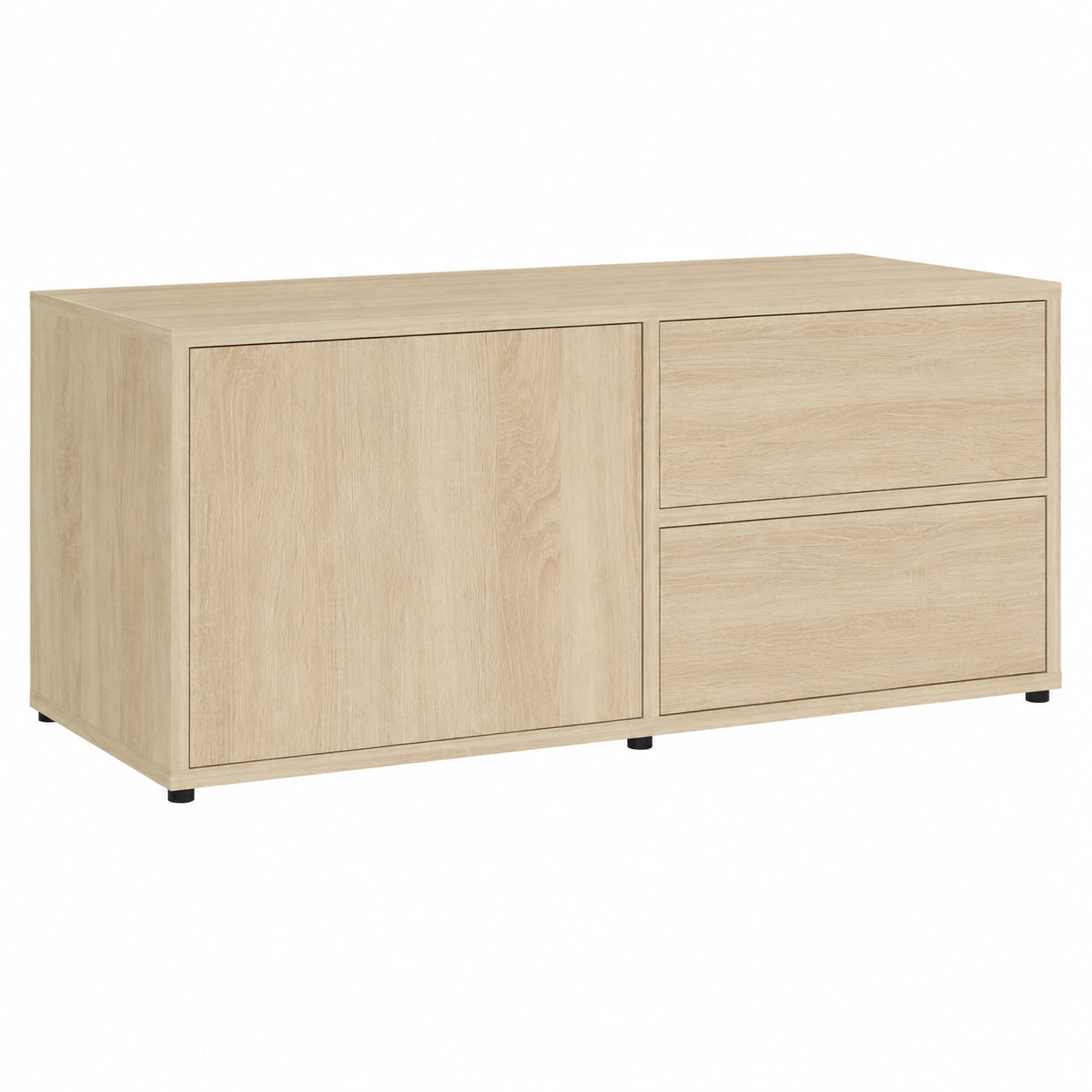 Mueble de TV de Roble Sonoma con Almacenaje, 80x34x36cm
