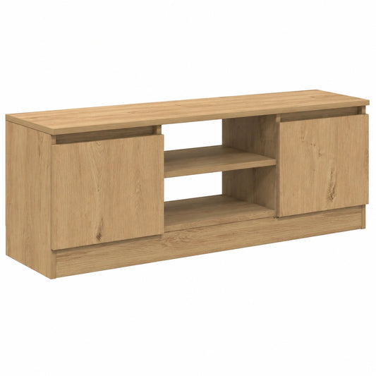 Mueble de TV de Madera de Roble Artisan 102x30x36 cm - vidaXL