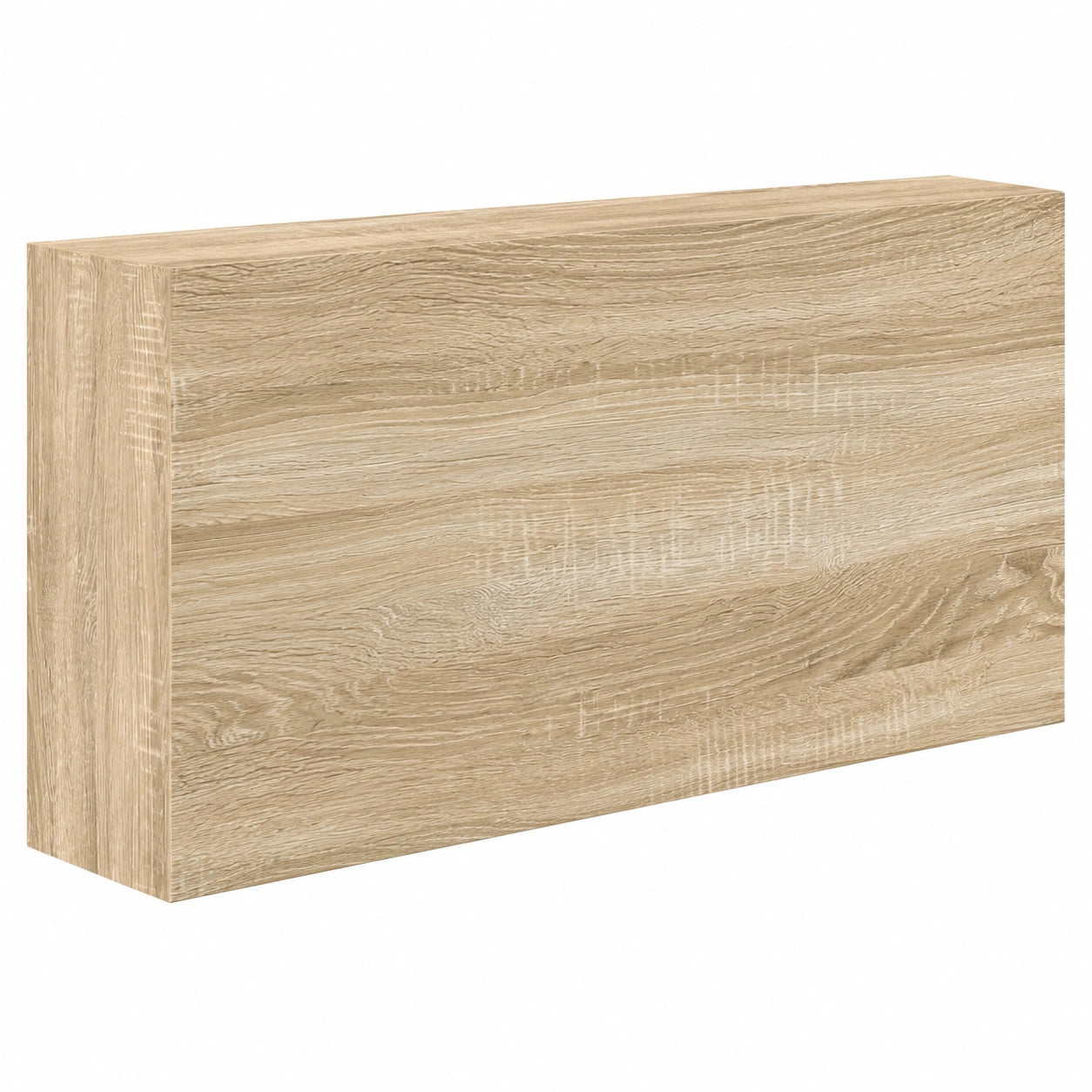 Armario de baño flotante en madera de ingeniería, roble Sonoma, 80x25x40 cm