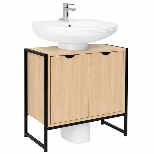 Armario de baño estilo industrial con almacenamiento