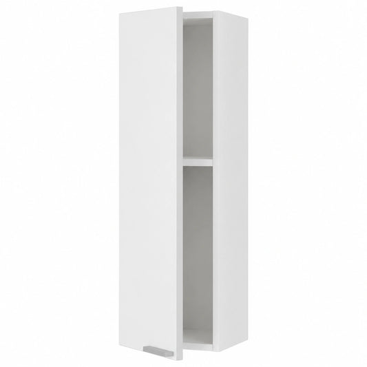 Mueble de Baño Alto Koncept con Puerta y Acabado en Roble o Blanco Brillante 85x30x25 cm